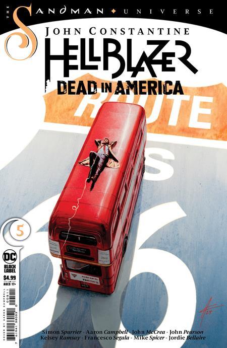 John Constantine Hellblazer Dead In America #5 (of 9) Cvr A Aaron Campbell (mr) DC Comics Comic Book
