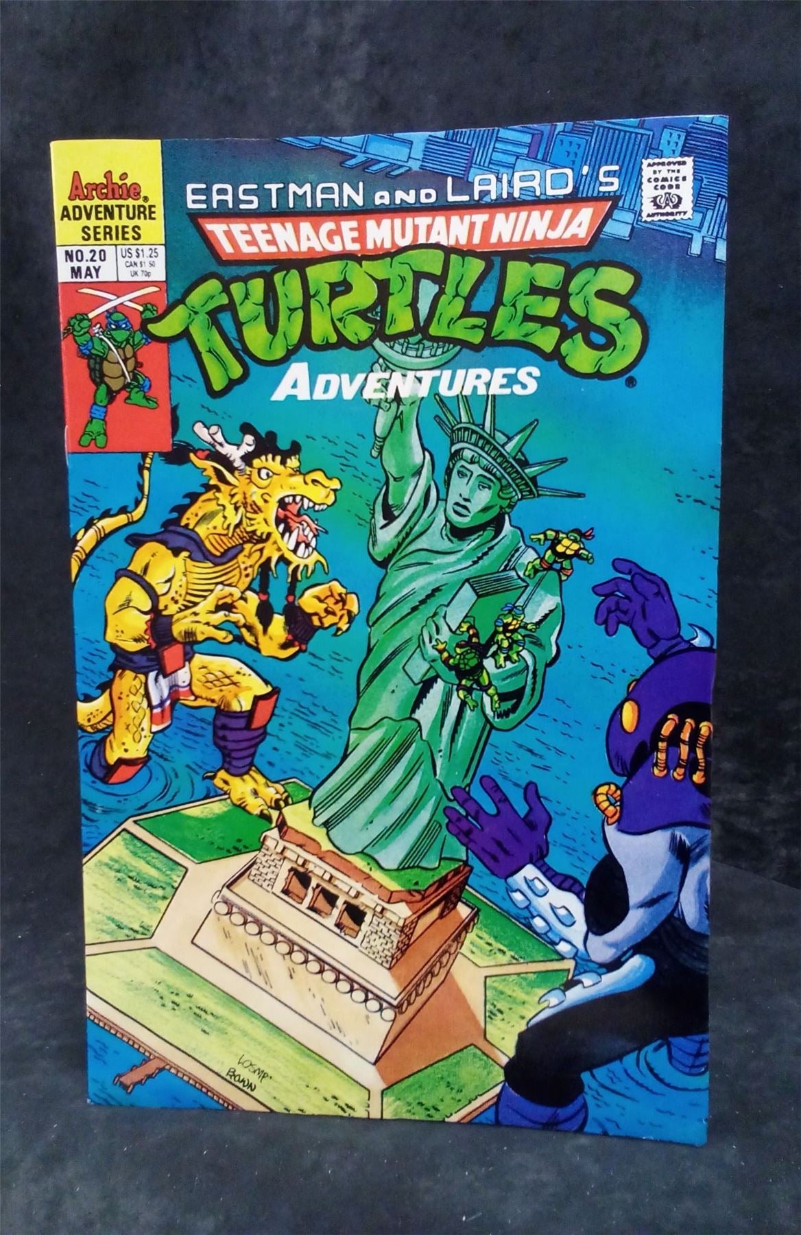 Teenage Mutant Ninja Turtles Adventures #20 1991 archie comics Comic Book