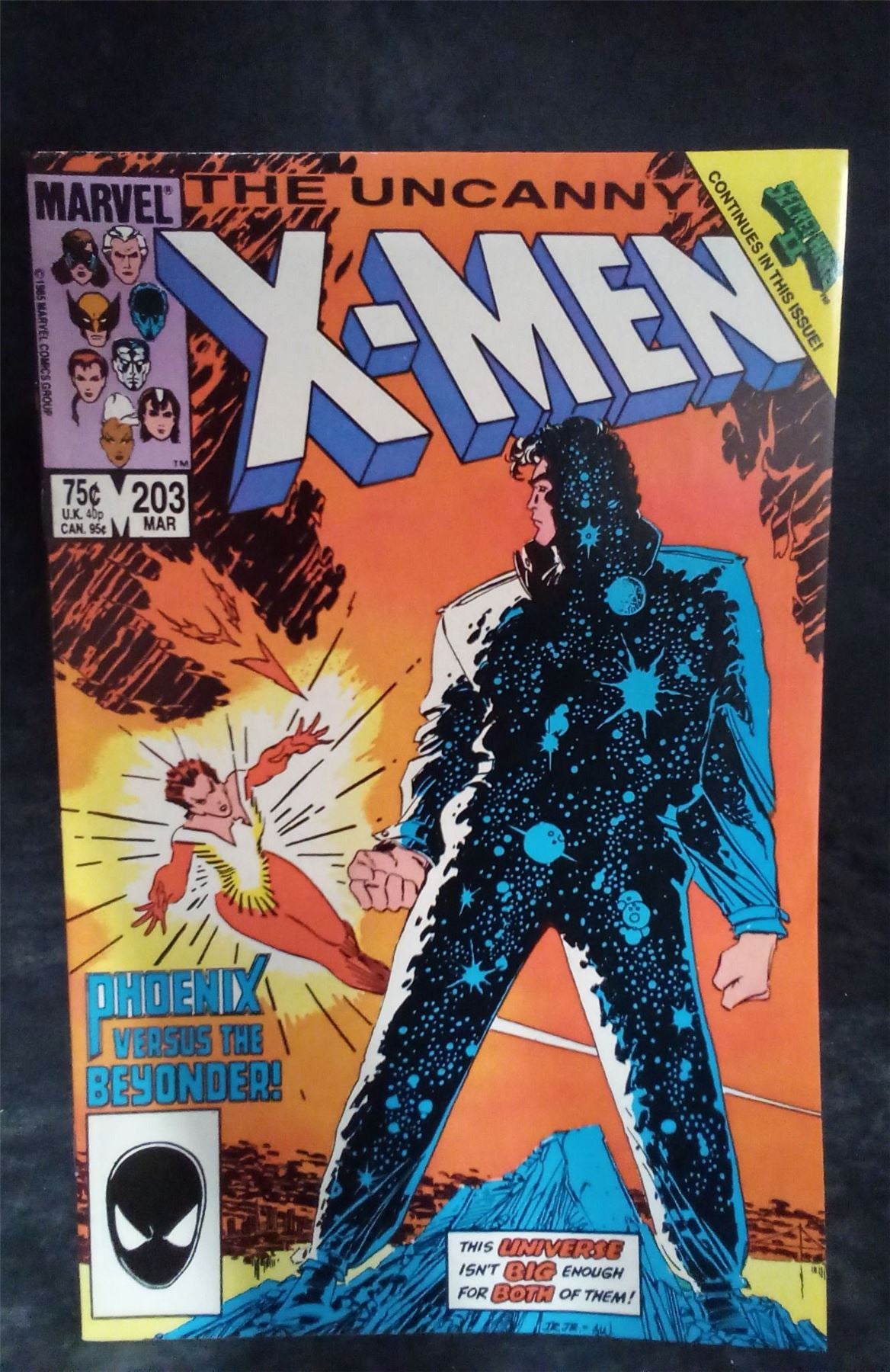 The Uncanny X-Men #203 1986 Marvel Comics Comic Book