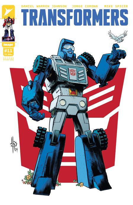 Transformers #11 Second Printing Cvr B Jason Howard Autobot Var Image Comics Comic Book