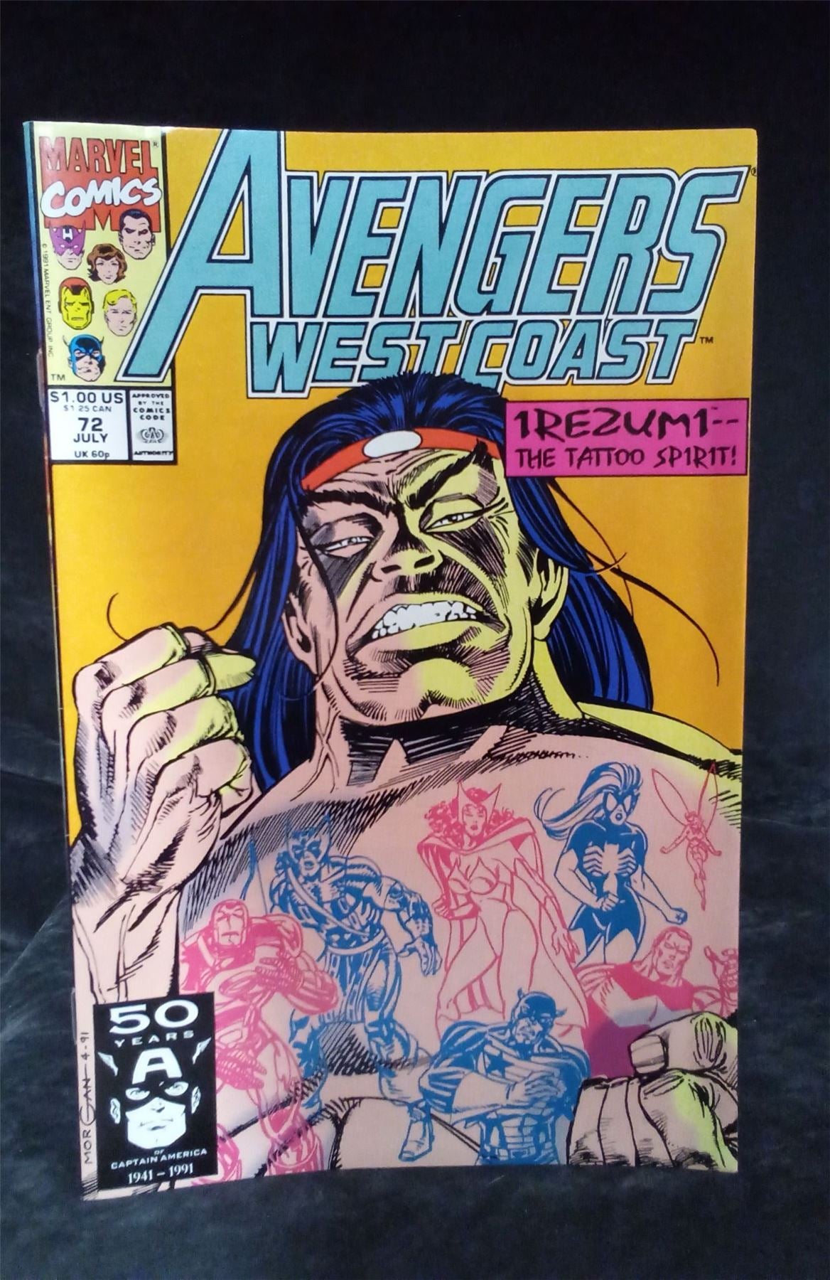 Avengers West Coast #72 Direct Edition 1991 Marvel Comics Comic Book