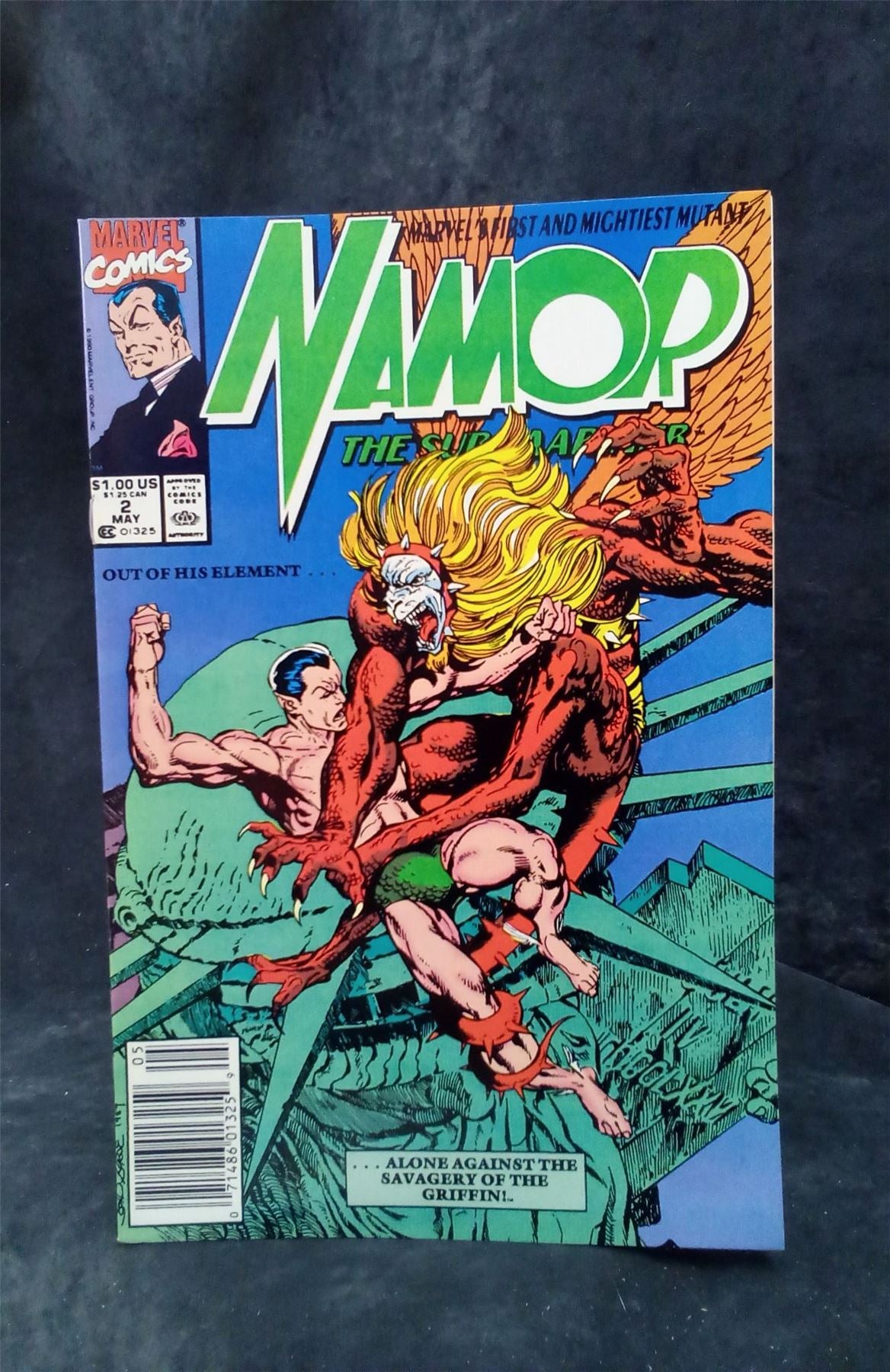 Namor, the Sub-Mariner #2 Direct Edition 1990 Marvel Comics Comic Book