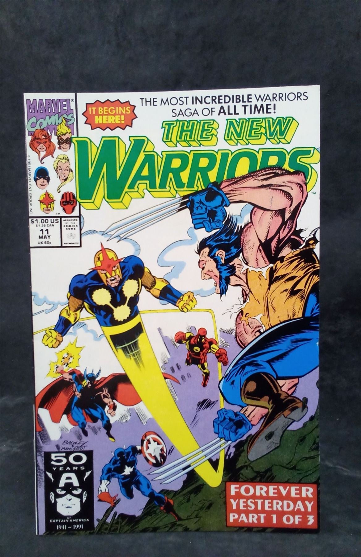 The New Warriors #11 1991 Marvel Comics Comic Book