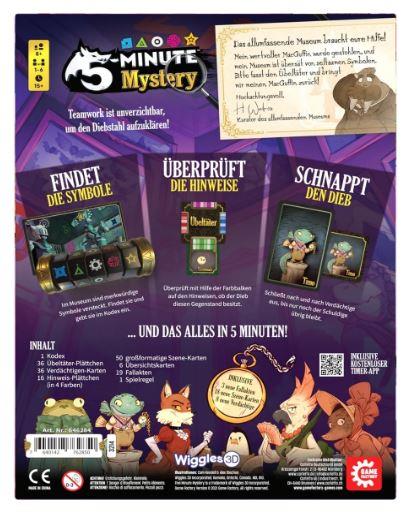 5 Minute Mystery (New design) By Wiggles 3D Board Game