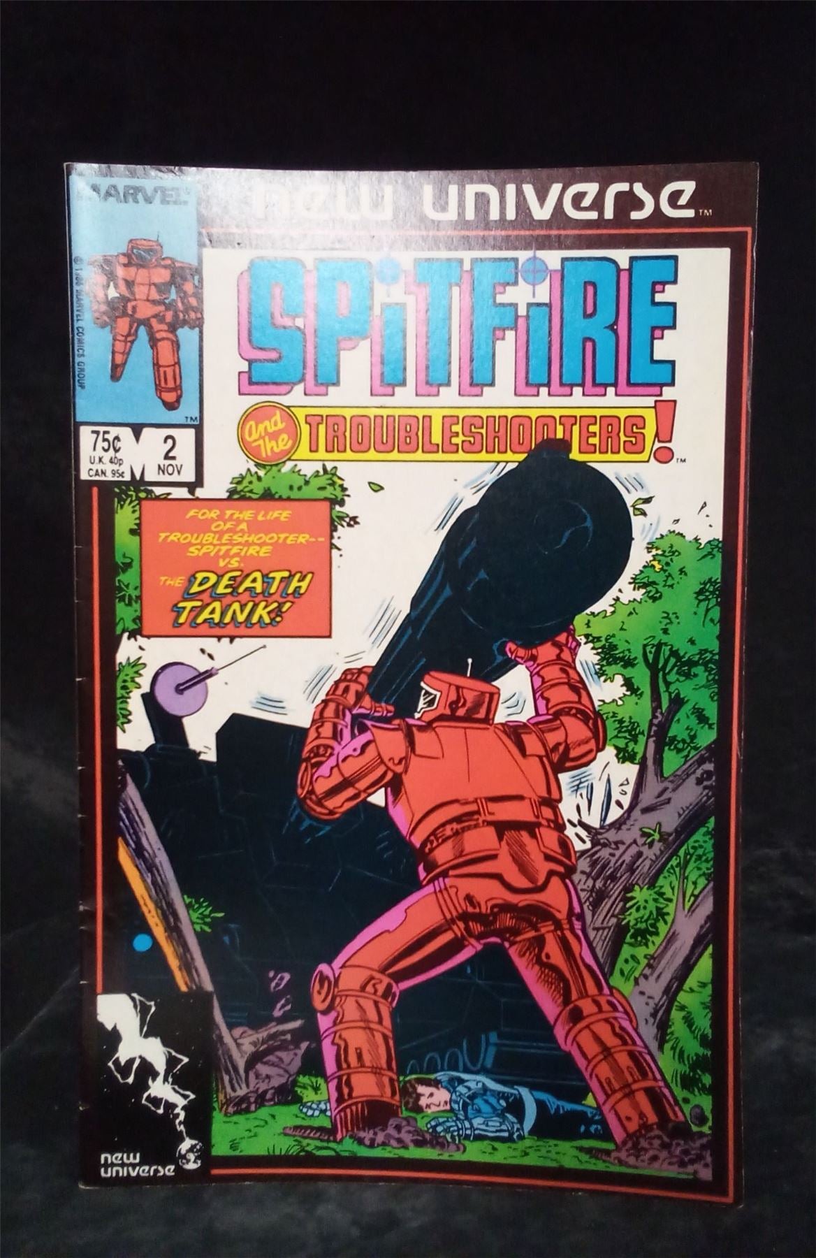 Spitfire and the Troubleshooters #2 1986 Marvel Comics Comic Book