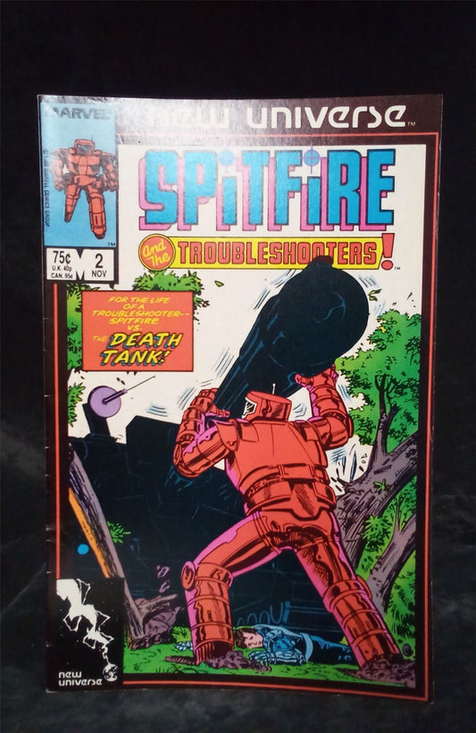 Spitfire and the Troubleshooters #2 1986 Marvel Comics Comic Book