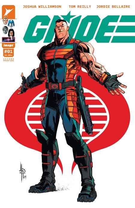 Gi Joe #1 Second Printing Cvr B Jason Howard Cobra Var Image Comics Comic Book