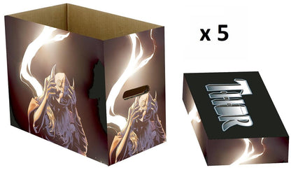 Marvel Comics Thor Short Comic Storage Box- 5 Pack Bundle