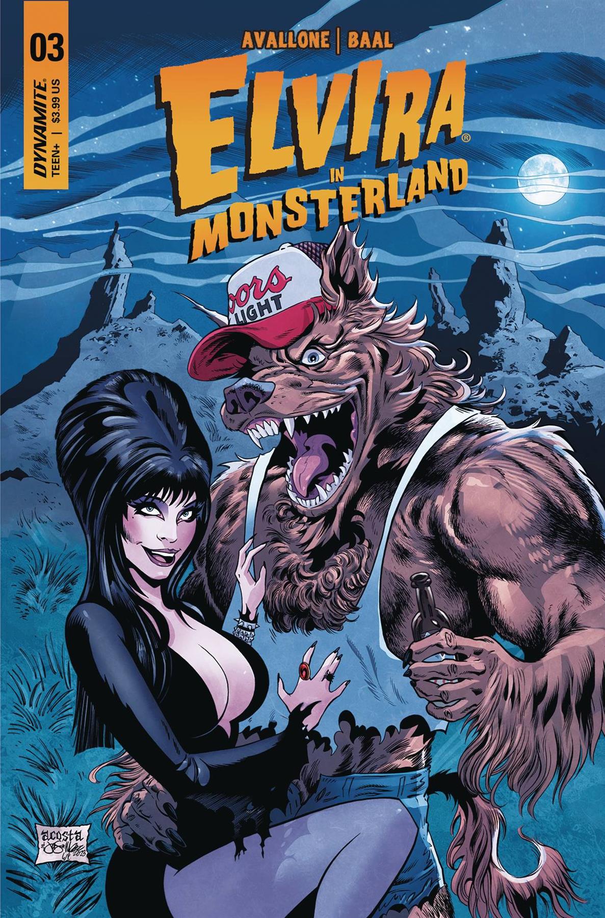 Elvira In Monsterland #3 Cvr A Acosta Dynamite Comic Book
