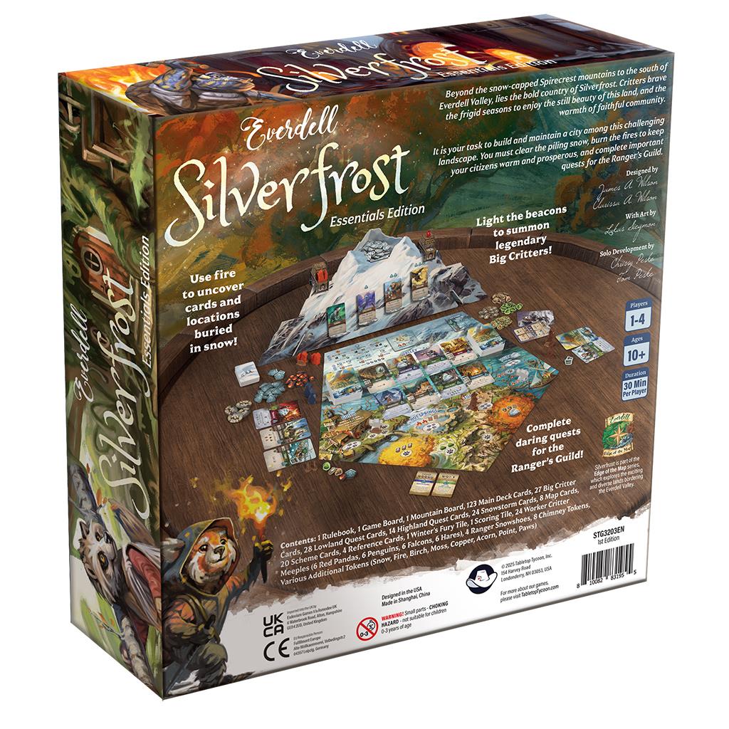 Everdell Silverfrost Essentials Edition By Tabletop Tycoon Board Game