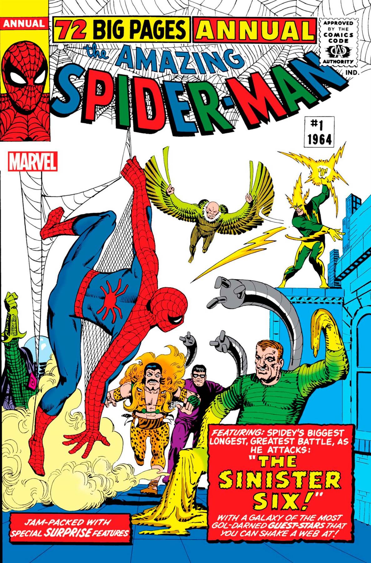 Amazing Spider-man Annual #1 Facsimile Edition () Marvel Prh Comic Book 2022