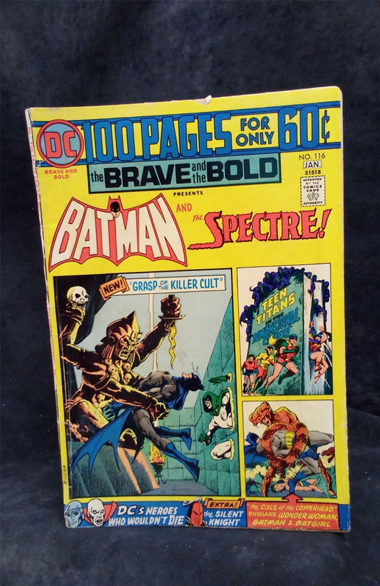 The Brave and the Bold #116 1975 DC Comics Comic Book