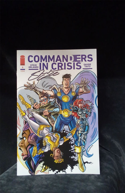 Commanders in Crisis #6 Cover D signed by Steve Orlando 2021 image-comics Comic Book