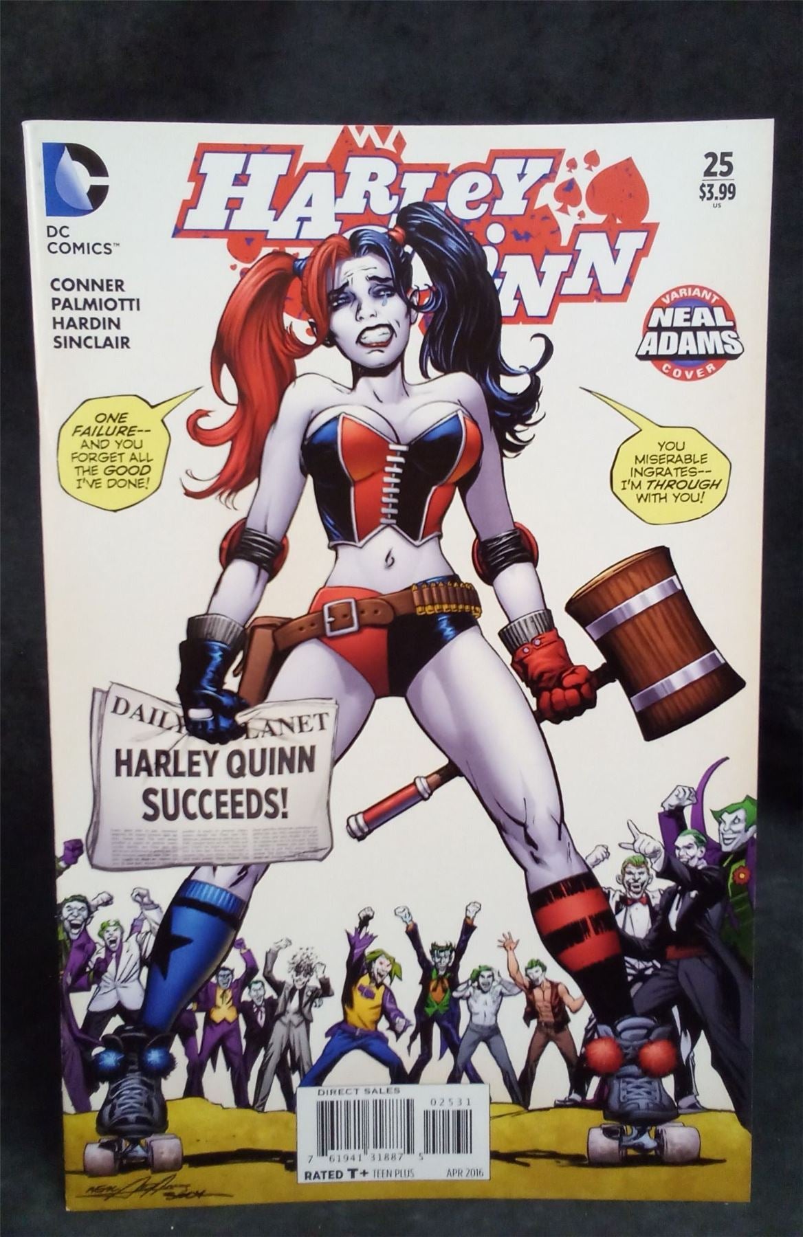 Harley Quinn #25 Adams Cover 2016 DC Comics Comic Book