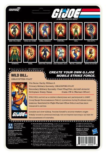 G.I. Joe ReAction+ Wave 3 Wild Bill (Cartoon) by Super7