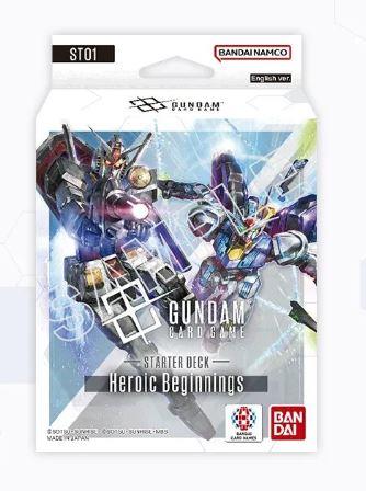 Gundam Card Game Starter Deck 01 Heroic Beginnings [ST01] TCG By Bandai