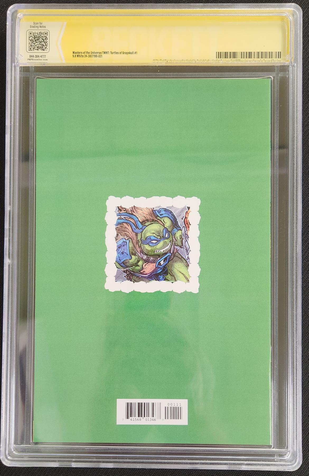 Turtles of Grayskull #1 Dark Horse 2024 CBCS Signature Series 9.8  Chris Campana Graded Comic Book