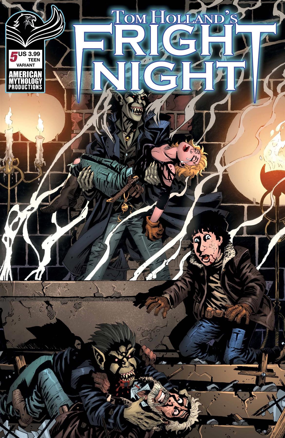 Tom Hollands Fright Night #5 Cvr B Vokes American Mythology Productions Comic Book