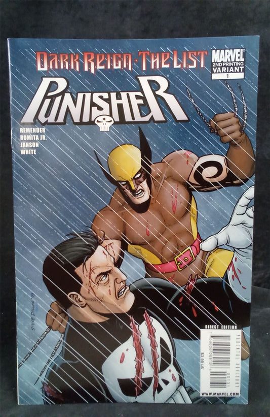Dark Reign: The List - Punisher #1 Second Print Cover 2010 Marvel Comics Comic Book