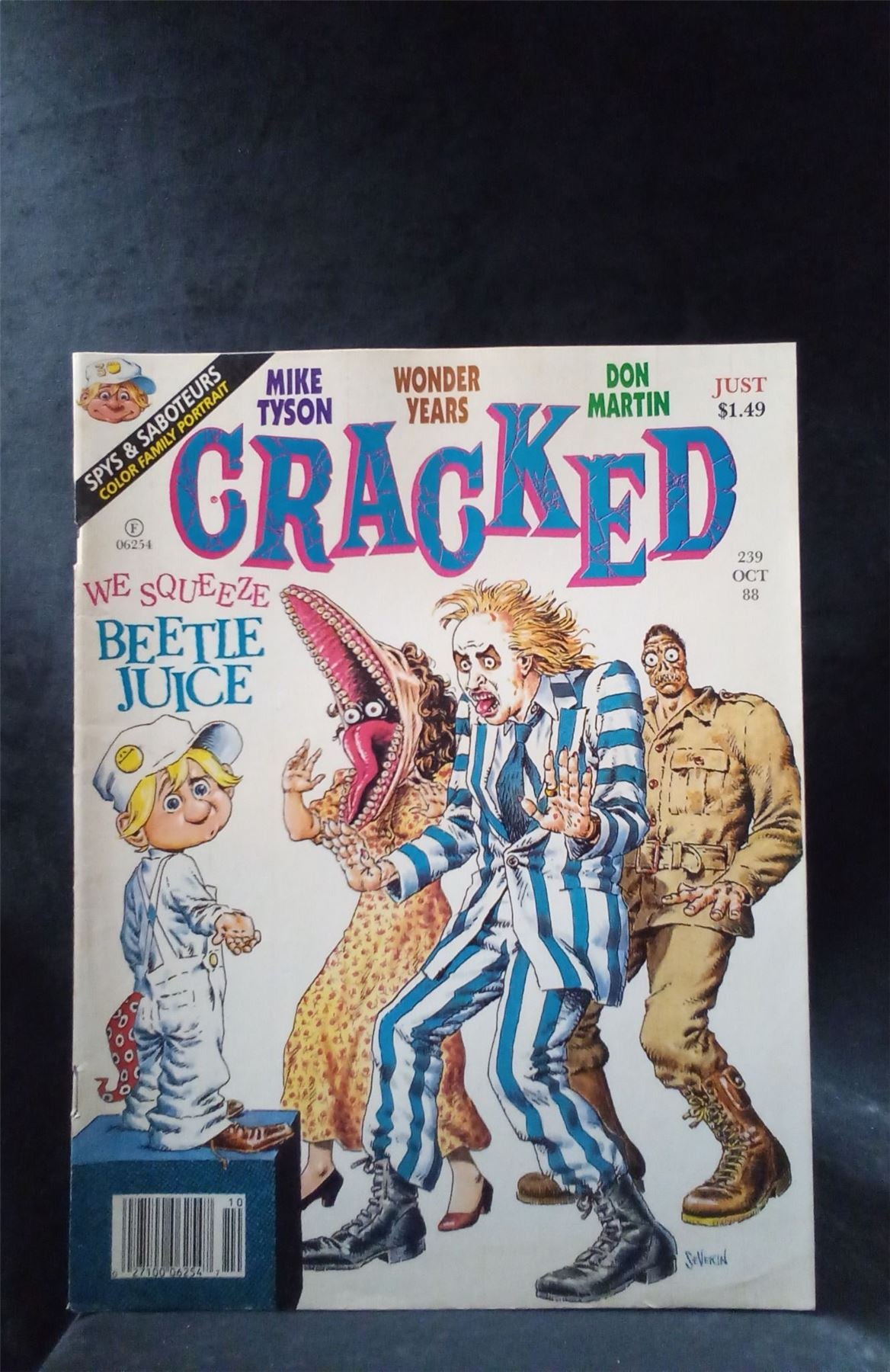 Cracked #239 1988  Comic Book