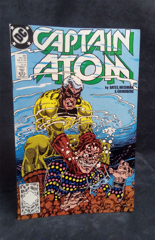 Captain Atom #34 1989 DC Comics Comic Book