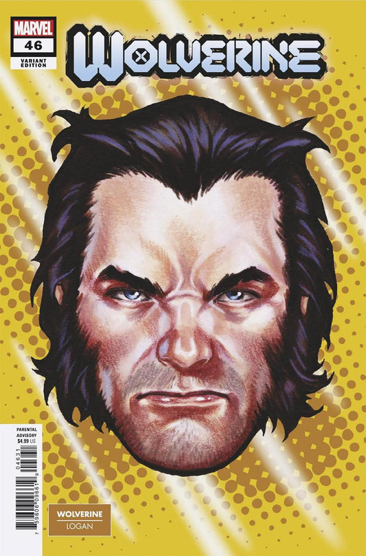 Wolverine #46 Mark Brooks Headshot Var (Mark Brooks Headshot Var) Marvel Prh Comic Book 2024