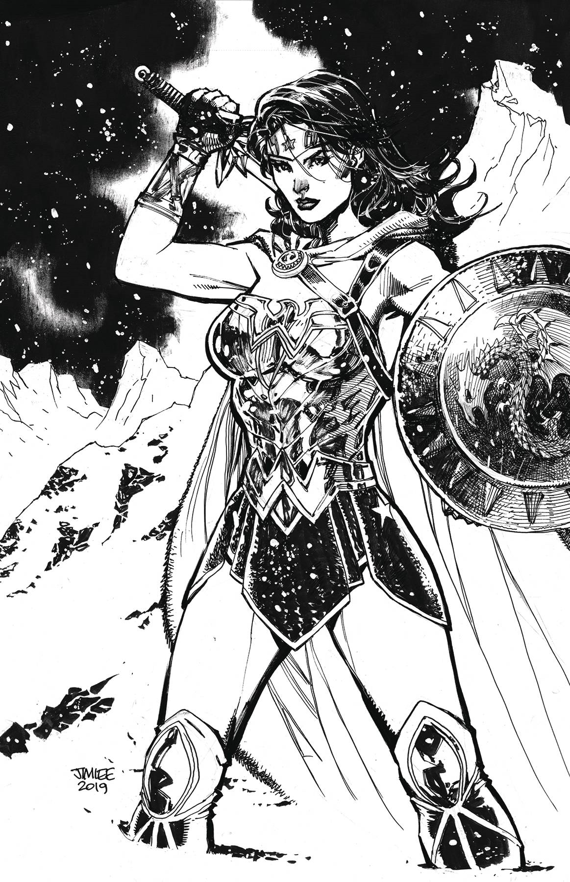 Wonder Woman #759 Card Stock Jim Lee Var Ed (Card Stock Jim Lee Var Ed) DC Comics Comic Book 2020