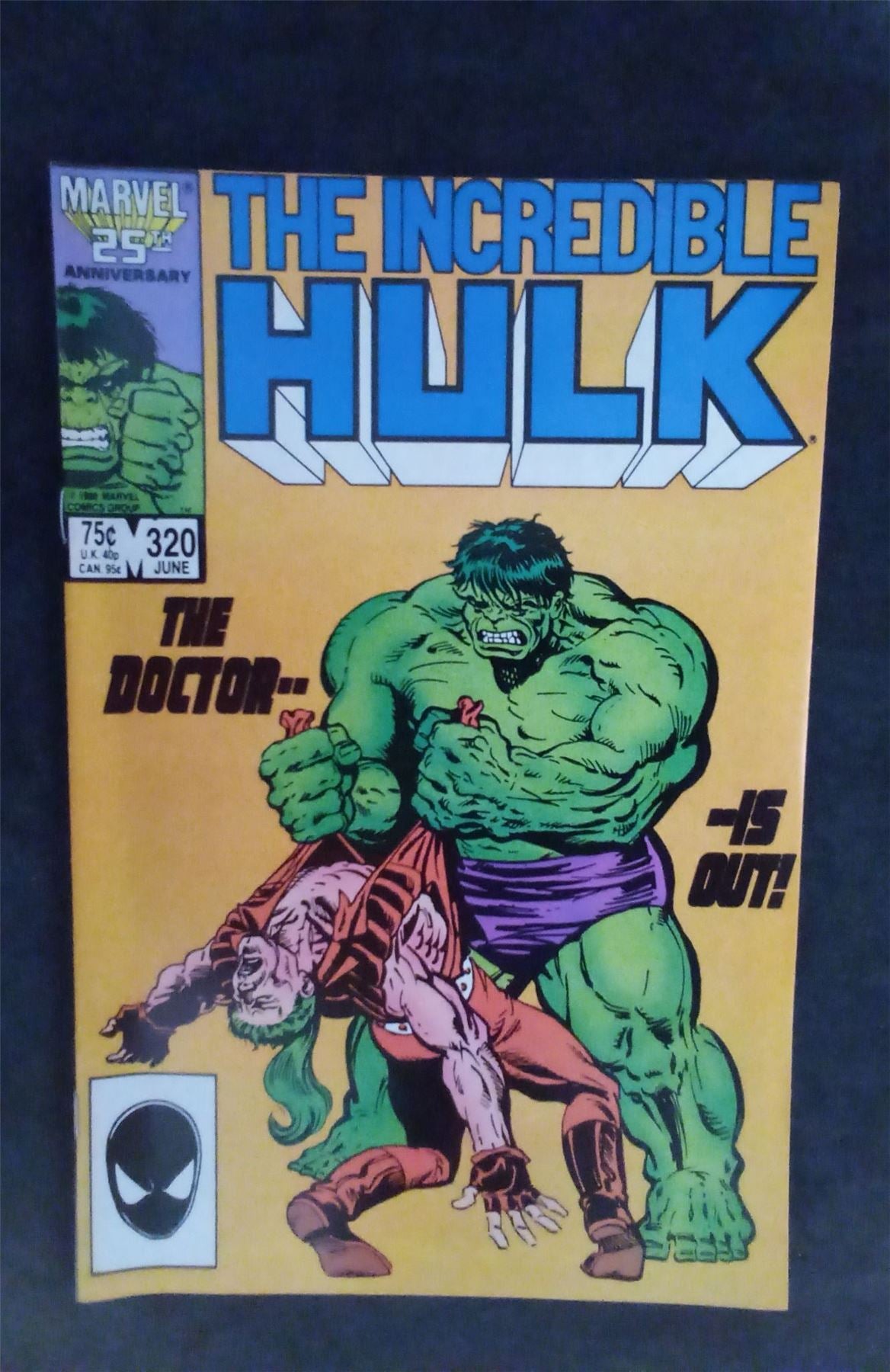 The Incredible Hulk #320 1986 marvel Comic Book
