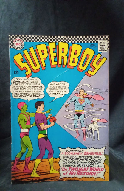 Superboy #128 1966 DC Comics Comic Book