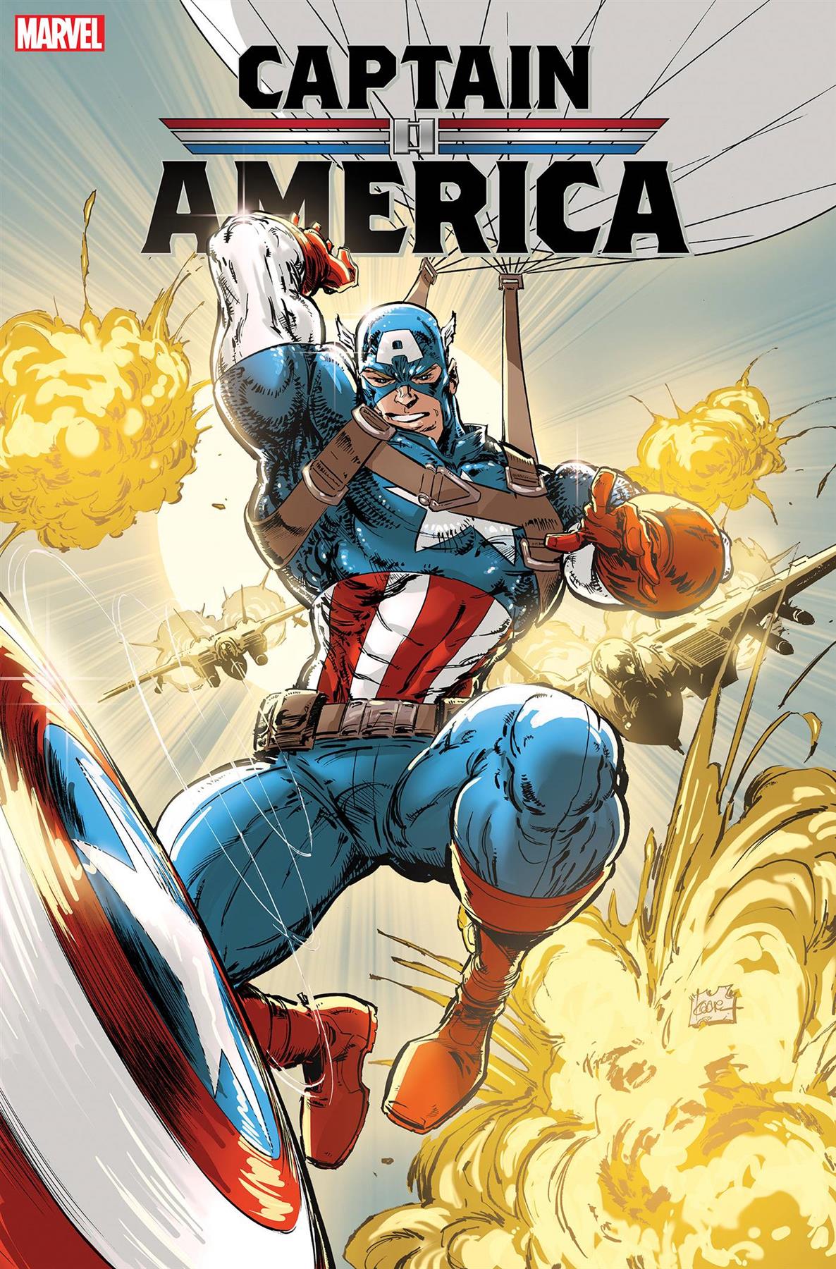 Captain America #1 Dike Ruan Foil Var (Dike Ruan Foil Var) Marvel Prh Comic Book 2023