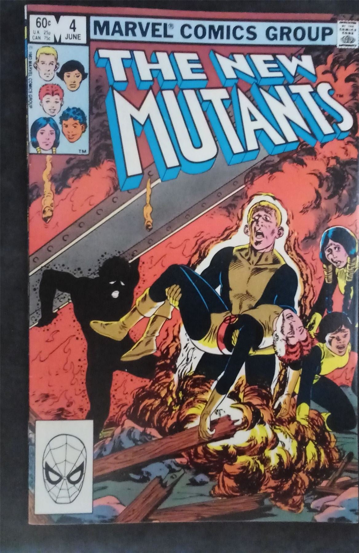 The New Mutants #4 1983 marvel Comic Book