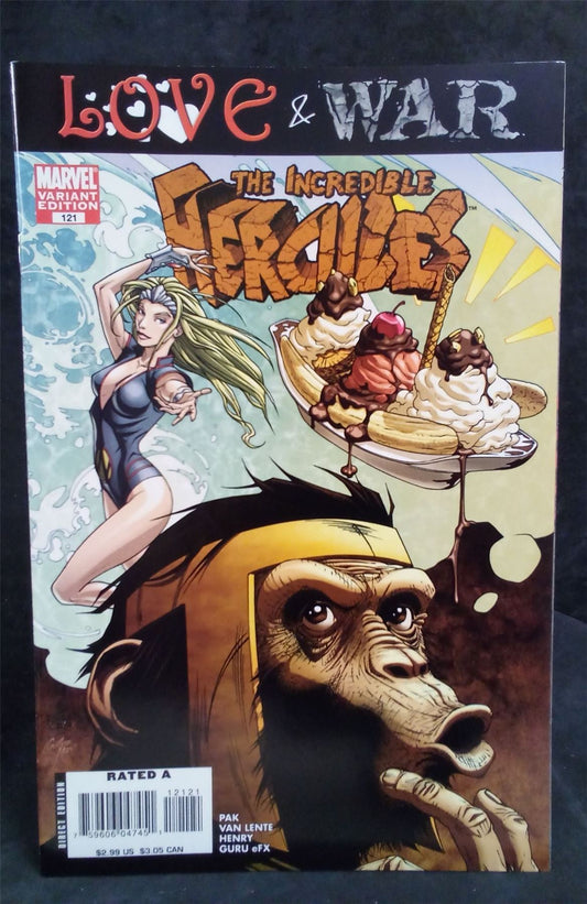 Incredible Hercules #121 Monkey Cover 2008 Marvel Comics Comic Book