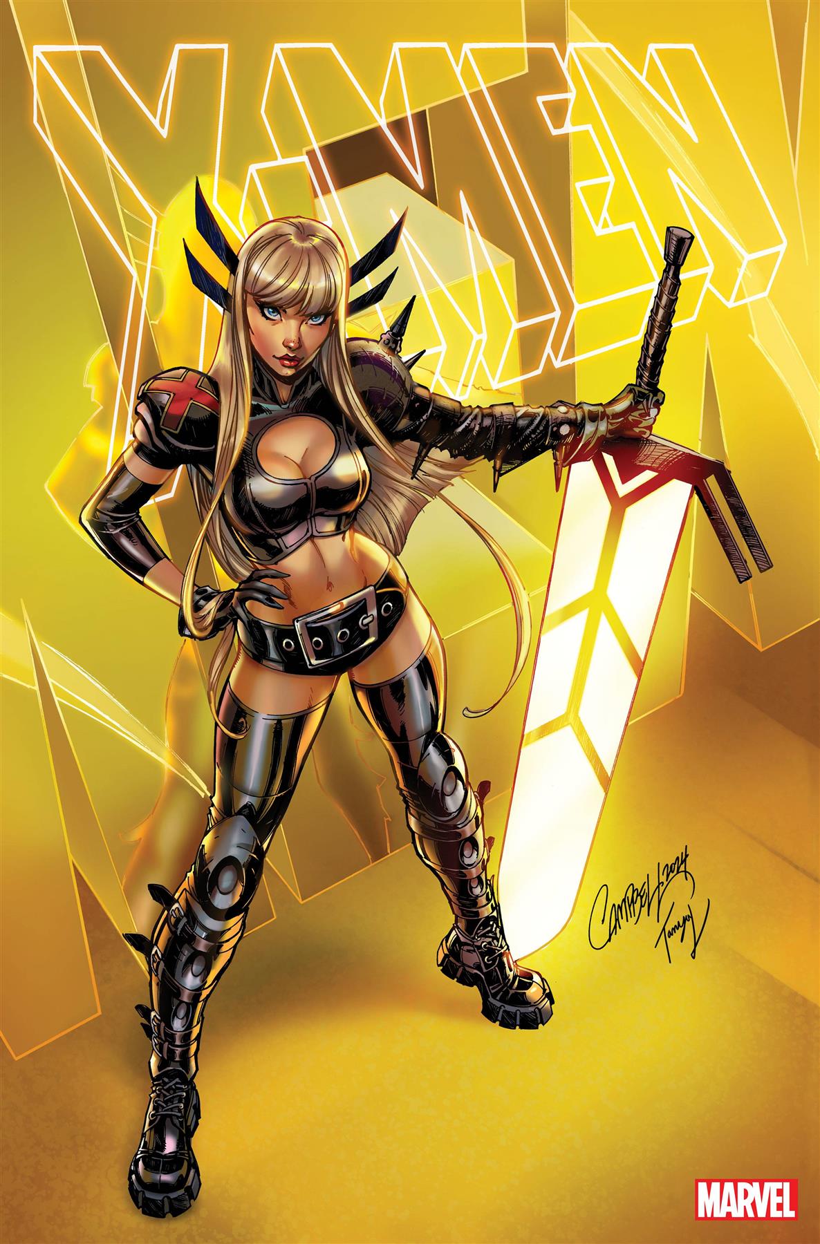 X-men #2 J Scott Campbell Magik Var J Scott Campbell Magik Var Marvel Prh Comic Book 2024