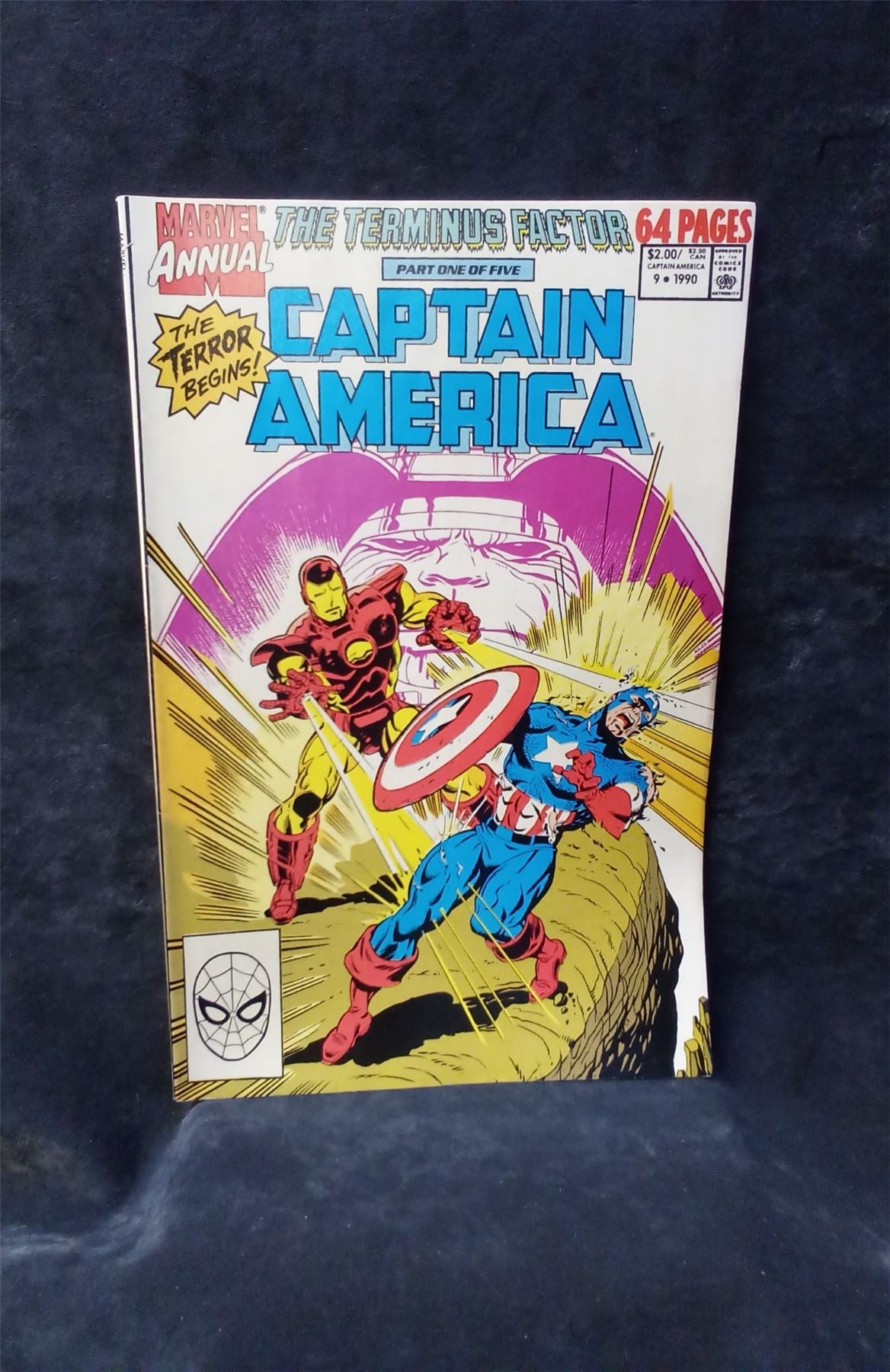 Captain America Annual #9 Direct Edition 1990 marvel Comic Book