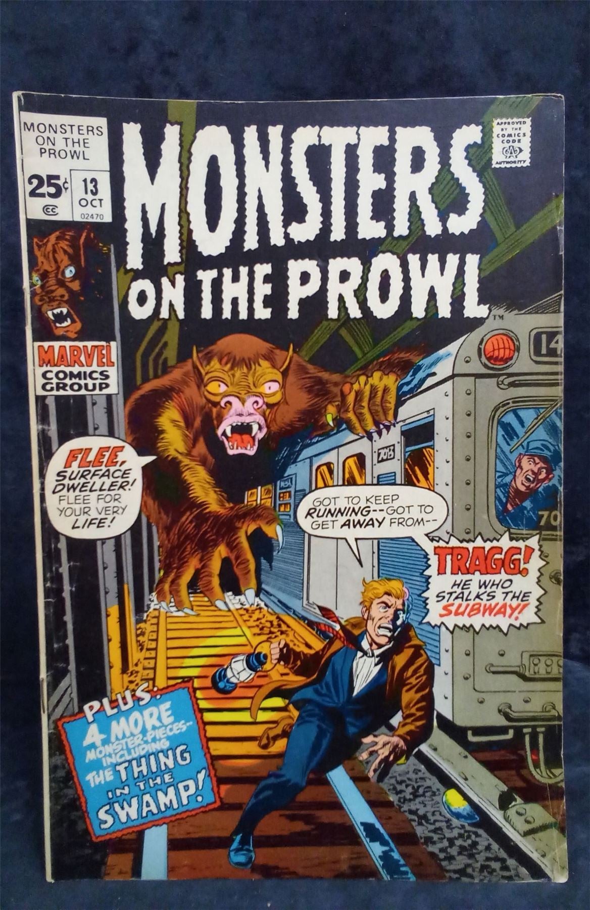 Monsters on the Prowl #13 1971 Marvel Comics Comic Book