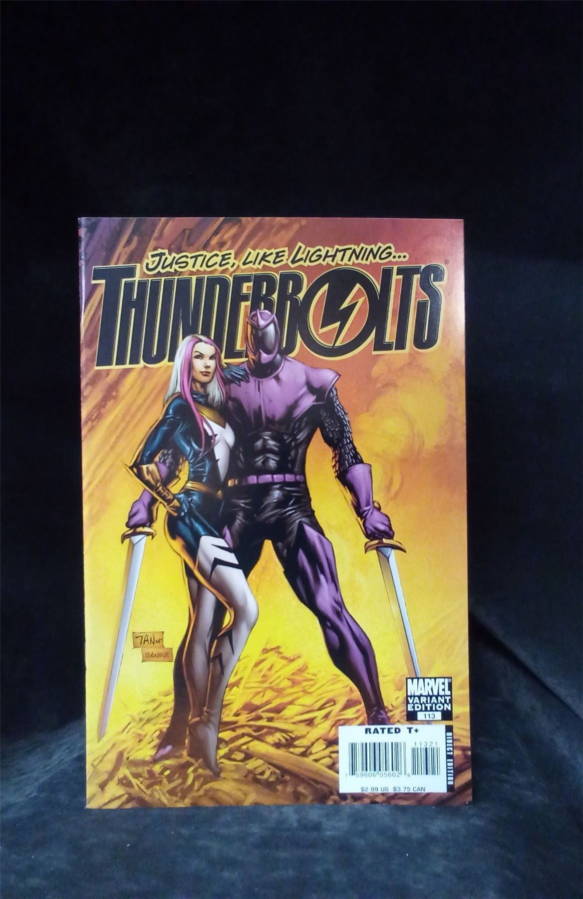 Thunderbolts #113 Tan Cover 2007 Marvel Comics Comic Book