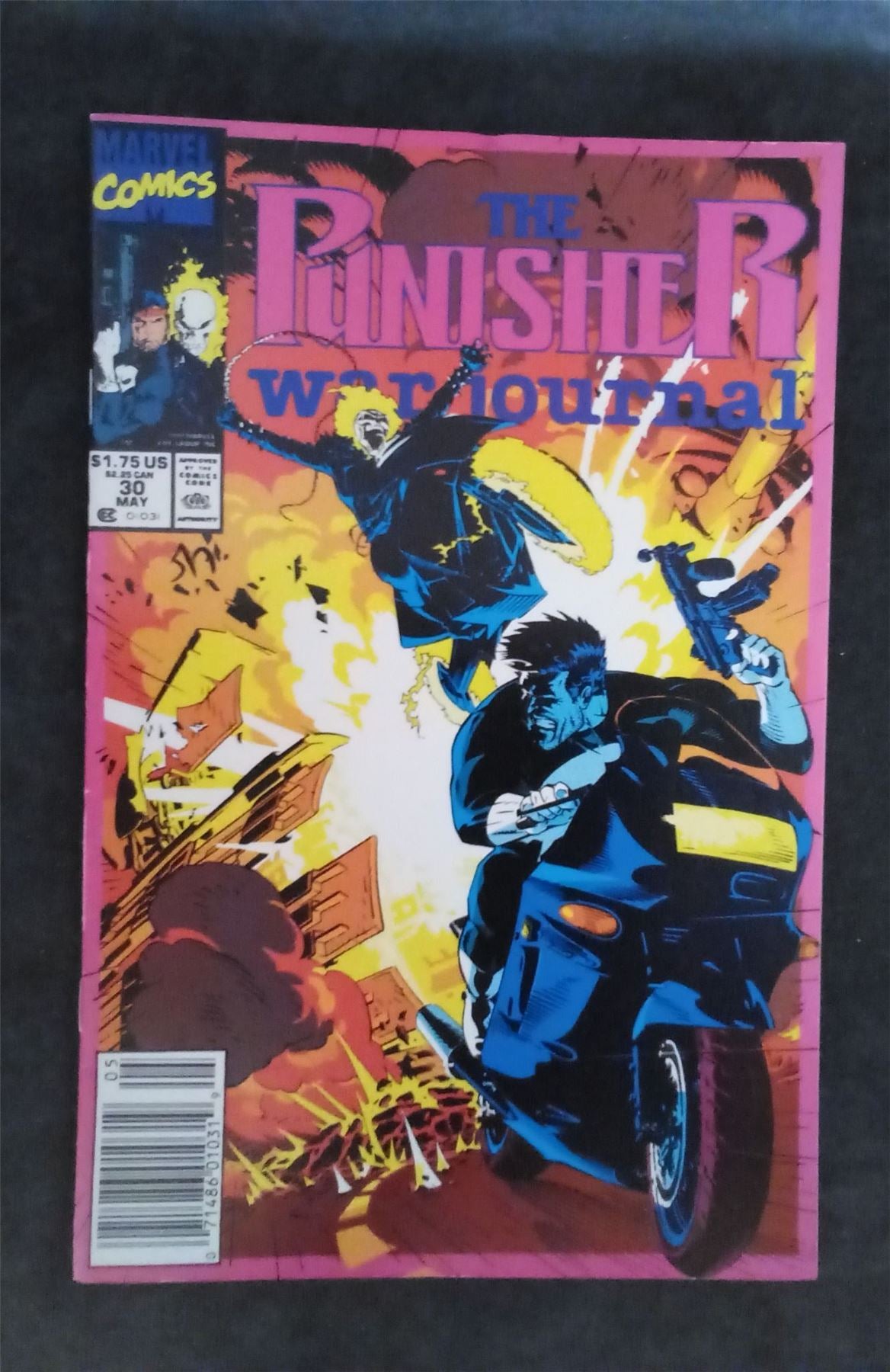 The Punisher War Journal #30 1991 marvel Comic Book