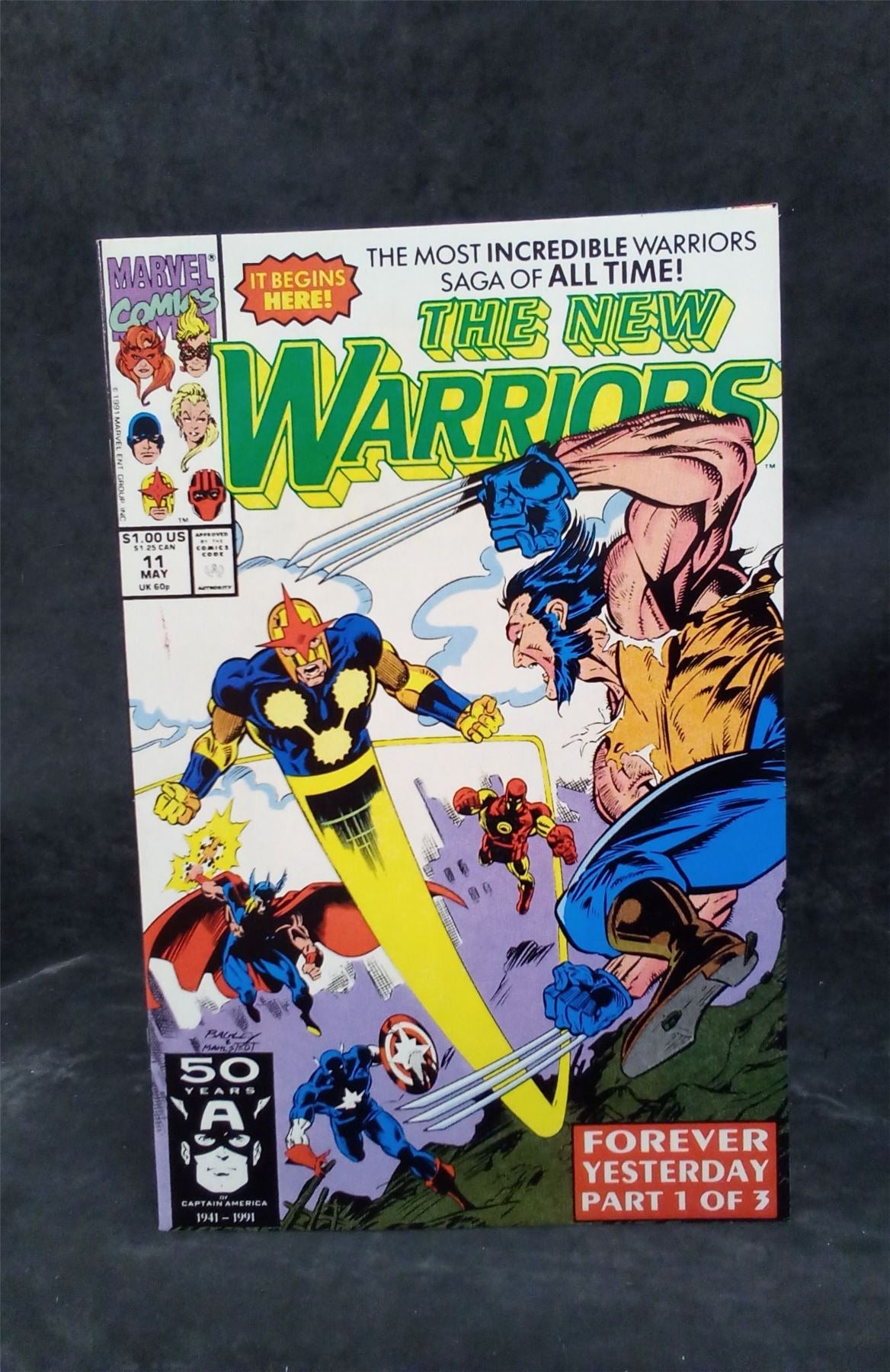 The New Warriors #11 1991 Marvel Comics Comic Book