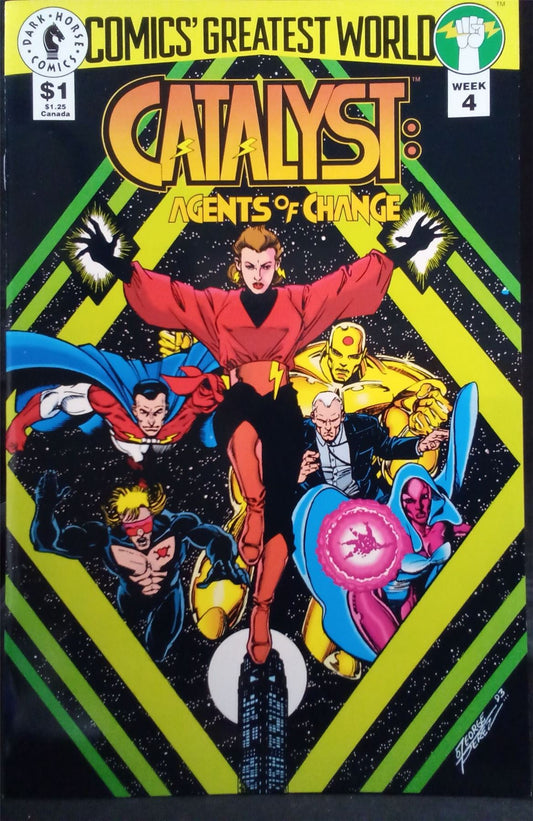 Comics Greatest World: Catalyst: Agents of Change #4 1993 Dark Horse  Comic Book