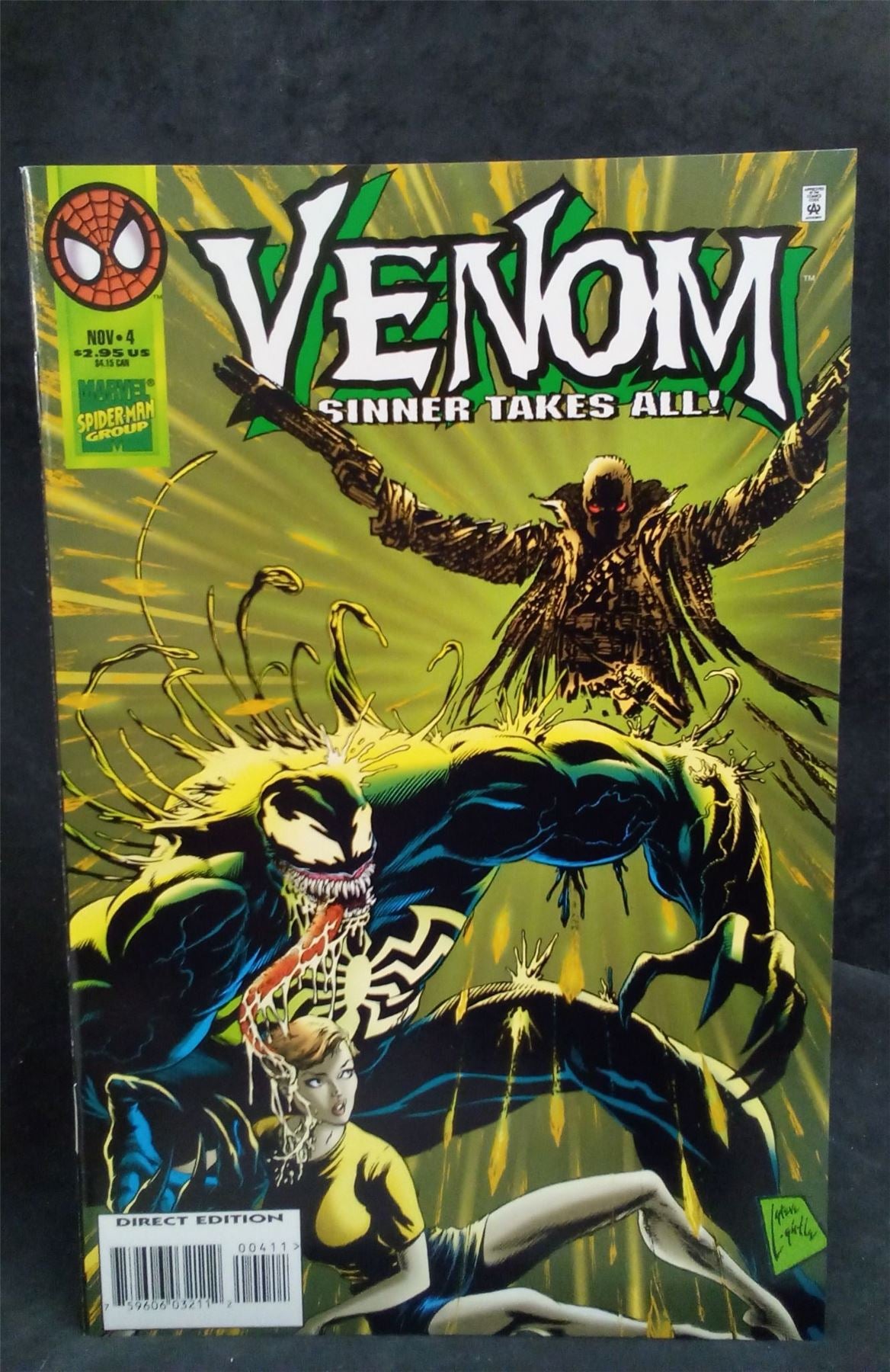 Venom: Sinner Takes All #4 1995 Marvel Comics Comic Book