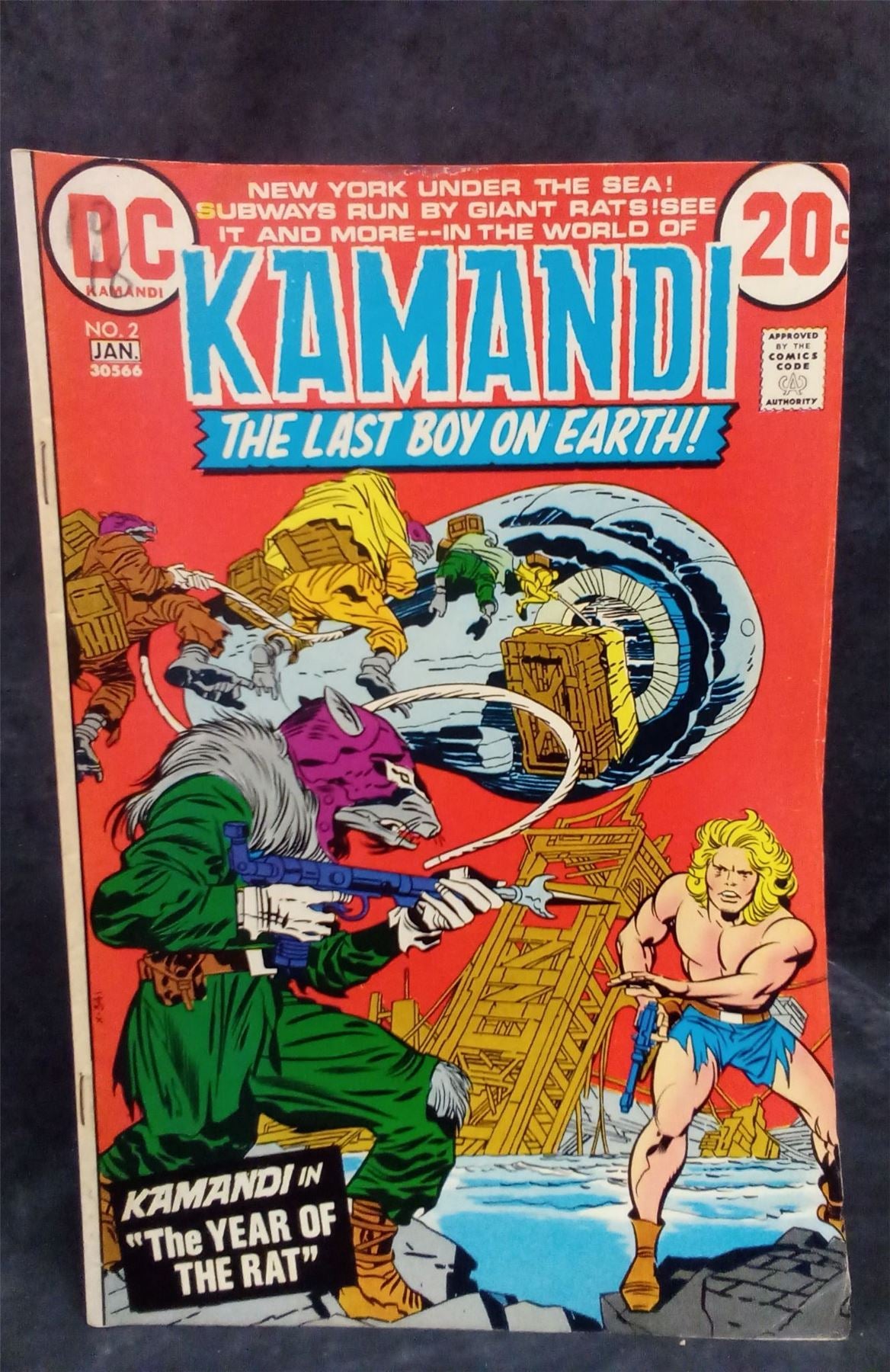 Kamandi, the Last Boy on earth #2 1973 DC Comics Comic Book