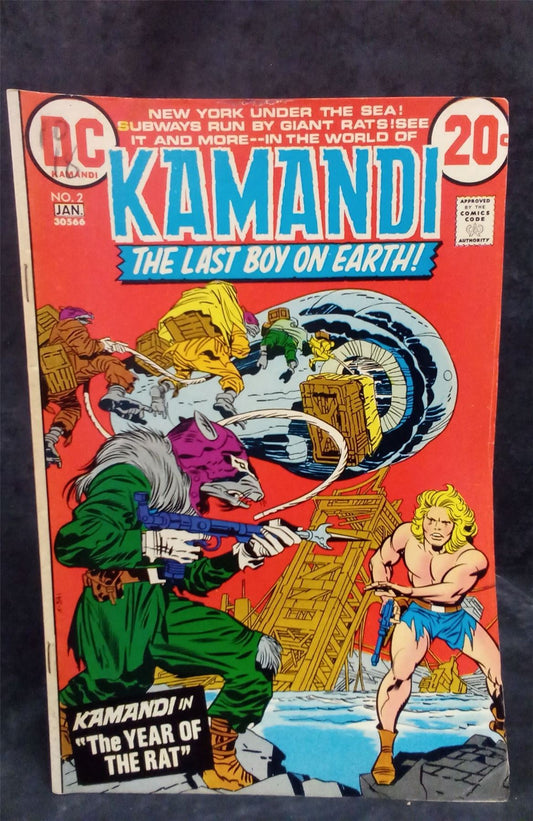 Kamandi, the Last Boy on earth #2 1973 DC Comics Comic Book