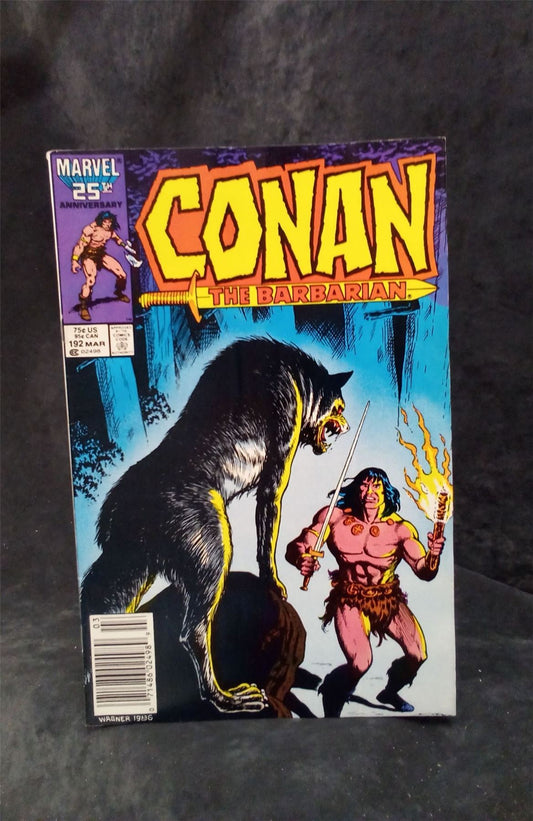 Conan the Barbarian #192 1987 Marvel Comics Comic Book