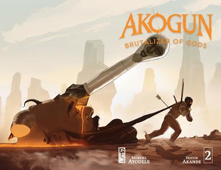 Akogun Brutalizer Of Gods #2 (of 3) Cvr A Dotun Akande Wraparound Oni Press Comic Book