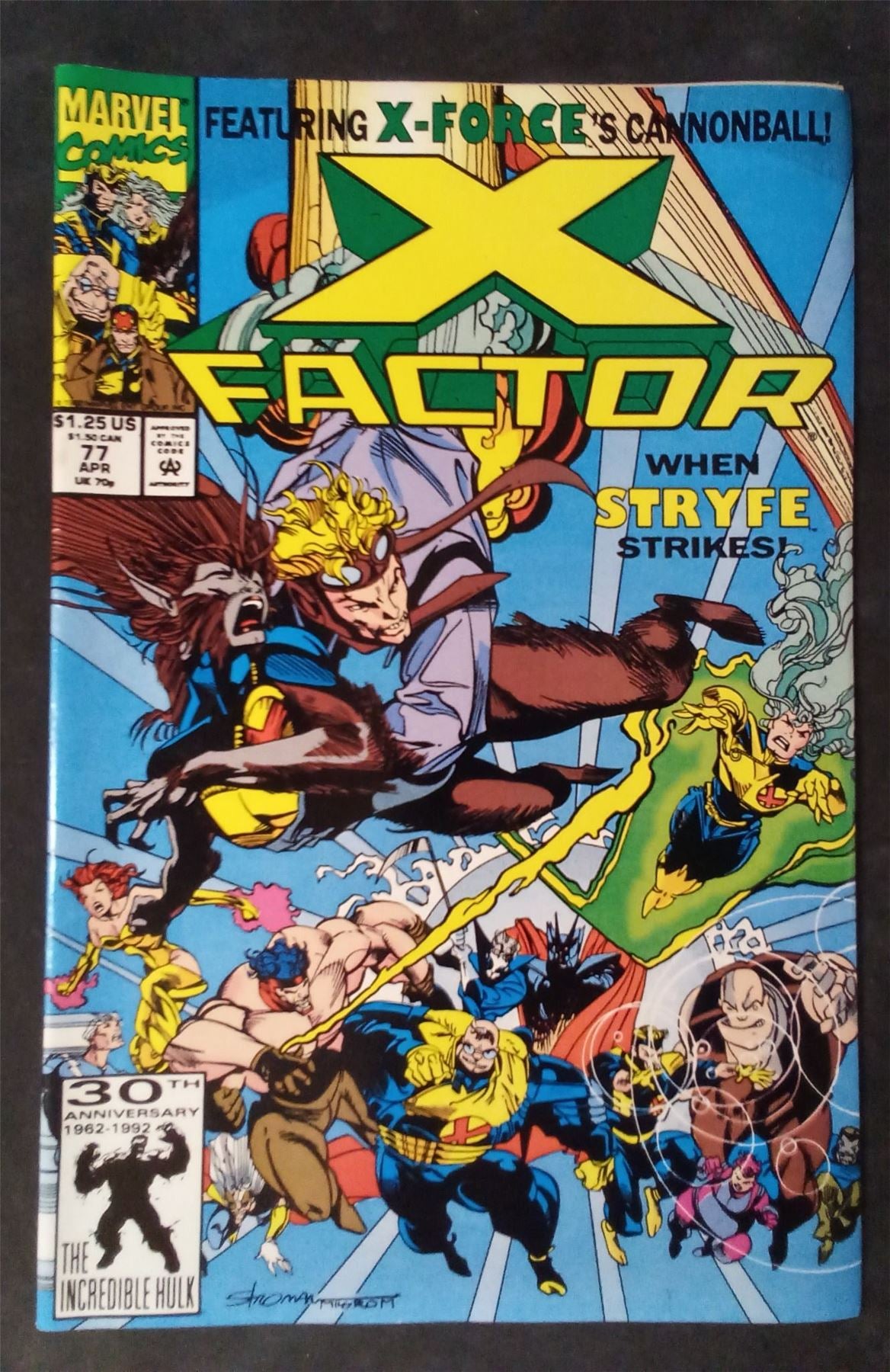 X-Factor #77 1992 marvel Comic Book