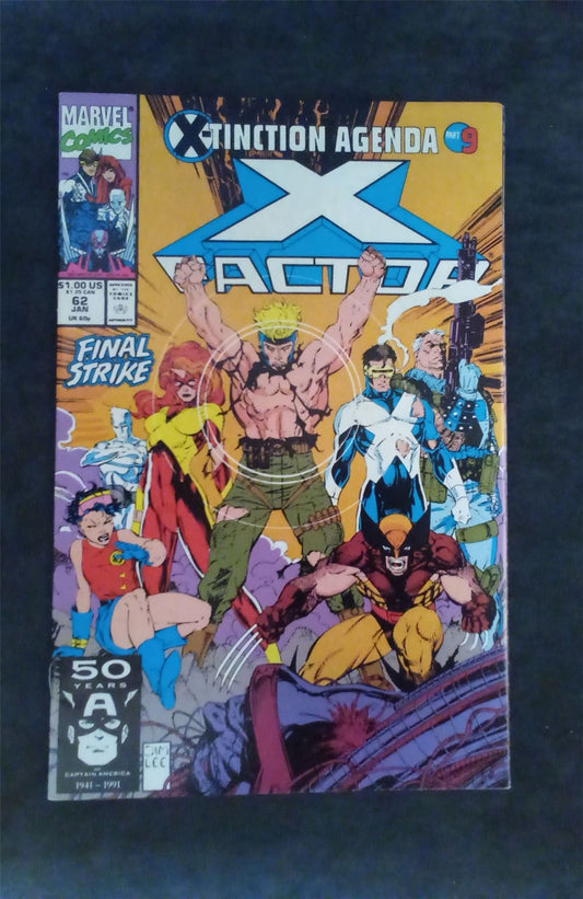 X-Factor #62 1991 marvel Comic Book