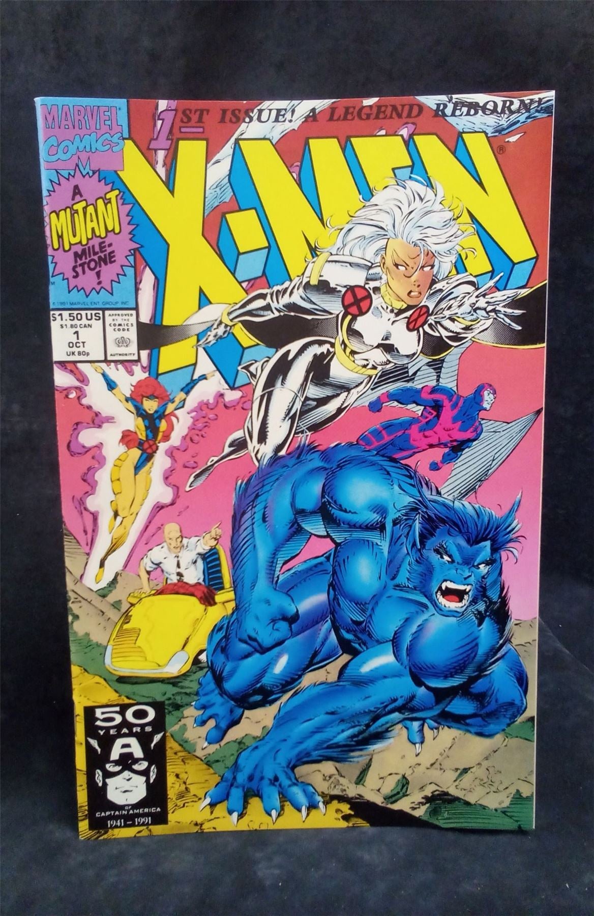 XMen #1 Storm and Beast Cover 1991 Marvel Comics Comic Book