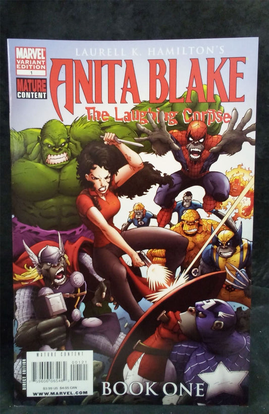 Anita Blake, Vampire Hunter: The Laughing Corpse #1 Variant Cover 2008 Marvel Comics Comic Book