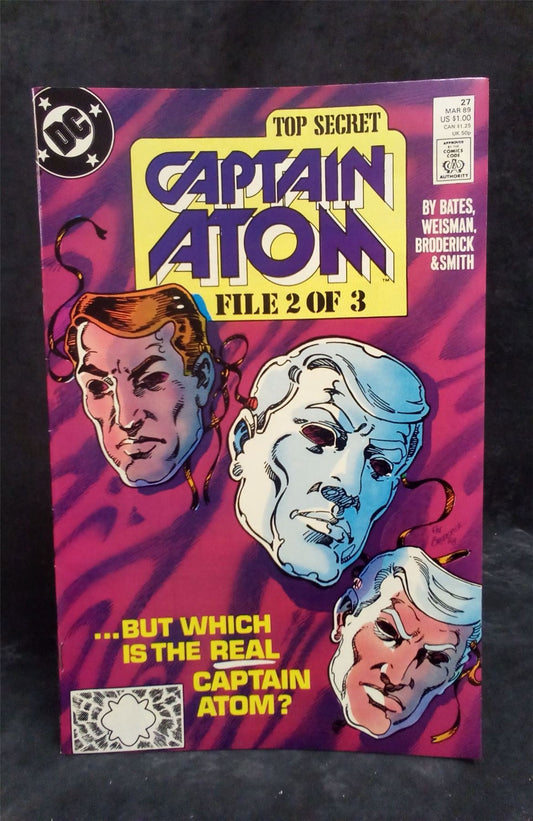 Captain Atom #27 1989 DC Comics Comic Book