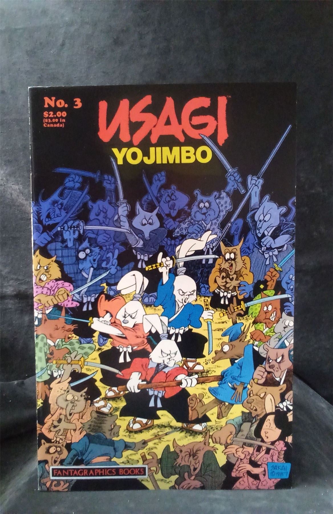 Usagi Yojimbo #3 1987 fantagraphics Comic Book